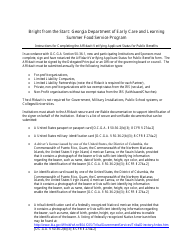 Affidavit Verifying Applicant Status for Public Benefits - Georgia (United States), Page 2