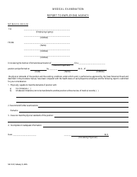 Form MS10-57 &quot;Report to Employing Agency&quot; - Georgia (United States)