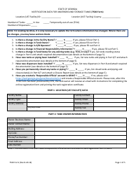 Form 7530 &quot;Notification Data for Underground Storage Tanks&quot; - Georgia (United States)
