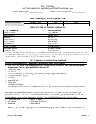 Form 7530 Notification Data for Underground Storage Tanks - Georgia (United States), Page 2