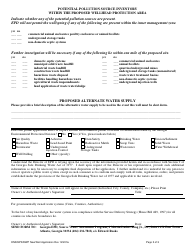Wellhead Protection/New Well/Spring Application Sheet - Georgia (United States), Page 2