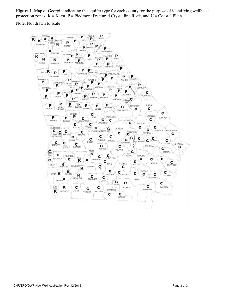 Wellhead Protection / New Well / Spring Application Sheet - Georgia (United States), Page 3