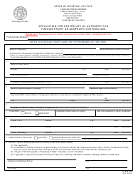 Form 236 &quot;Application for Certificate of Authority for Foreign Profit or Nonprofit Corporation&quot; - Georgia (United States)