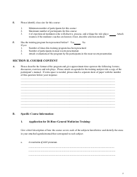 Application for Mediation Course Approval General or Domestic Relations - Georgia (United States), Page 2