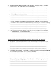 Application for Mediation Course Approval Specialized Domestic Violence Training for Mediators - Georgia (United States), Page 3