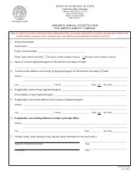 Form CD920 Amended Annual Registration for Limited Liability Company - Georgia (United States), Page 2