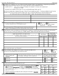 Form SSA-1-BK Application for Retirement Insurance Benefits, Page 4
