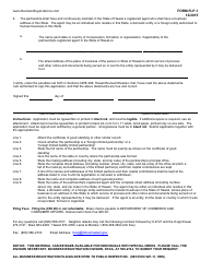 Form FLP-1 Application for Certificate of Authority for Foreign Limited Partnership - Hawaii, Page 2
