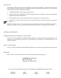 Form DL-2 Application for License - Dealers in Farm Produce - Hawaii, Page 4