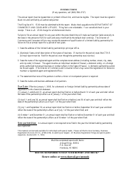 Form K5 Domestic Limited Liability Partnership Annual Report - Hawaii, Page 2