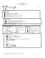 Child and Adult Health and Functional Assessment Form - Hawaii, Page 10
