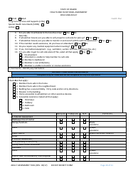 Child and Adult Health and Functional Assessment Form - Hawaii, Page 20