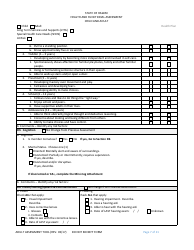 Child and Adult Health and Functional Assessment Form - Hawaii, Page 7