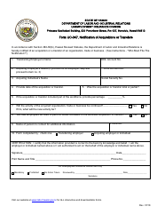 Form UC-347 Notification of Acquisitions or Transfers - Hawaii, Page 2