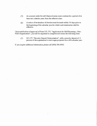 Form UC-175 Application for Self-financing - Non-profit Organization - Hawaii, Page 2