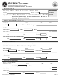 Application for Commercial Use Permit - Hawaii