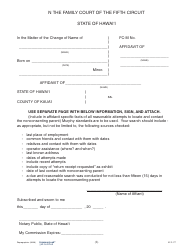Form 5F-P-177 Motion for Service by Publication - Hawaii, Page 2