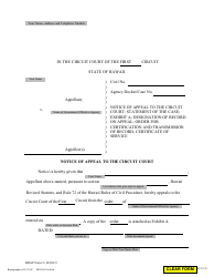 HRAP Form 3 (SC-P-329) &quot;Notice of Appeal to the Circuit Court&quot; - Hawaii