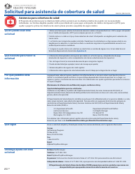 Formulario HW2014 Solicitud Para Asistencia De Cobertura De Salud - Idaho (Spanish)