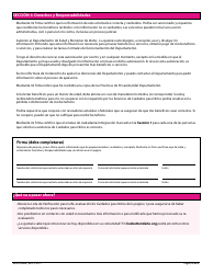 Formulario RE400SWEB Formulario De Re-evaluacion De Cuidados Para Ninos - Idaho (Spanish), Page 4