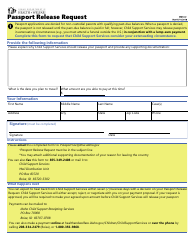 Form HW2201 &quot;Passport Release Request&quot; - Idaho
