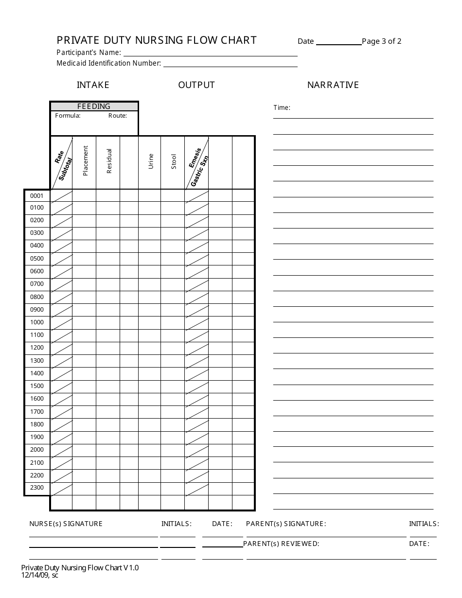 Private Duty Nursing Flow Chart - Idaho, Page 4