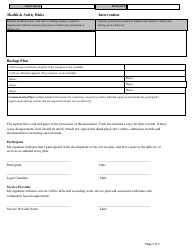 Service Agreement Form - Idaho, Page 7