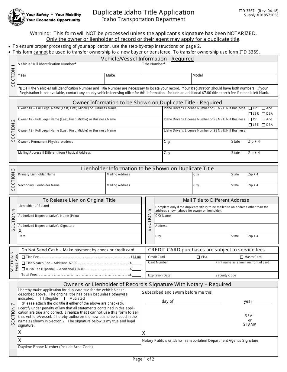 form-itd3367-download-fillable-pdf-or-fill-online-duplicate-idaho-title