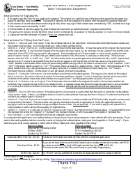 Form ITD3367 Duplicate Idaho Title Application - Idaho, Page 2