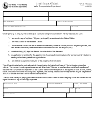 Document preview: Form ITD3413 Small Estate Affidavit - Idaho