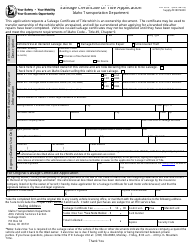 Document preview: Form ITD3312 Salvage Certificate of Title Application - Idaho