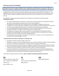 Skills Test Examiner Application Form - Idaho, Page 3