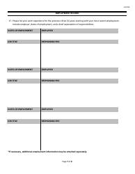 Skills Test Examiner Application Form - Idaho, Page 7