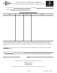 Form IDLOGD0021.01 Well Completion or Recompletion Report and Well Report - Idaho, Page 2