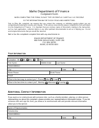 Compliant Form - Idaho, Page 2