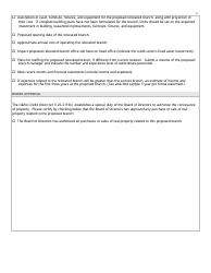 Branch Relocation Notification Form - Idaho, Page 2