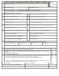 Application for Idaho Escrow Agency Branch License - Idaho, Page 2