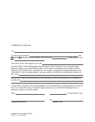 Document preview: Form CAO Cv1-2X Summons by Publication - Idaho