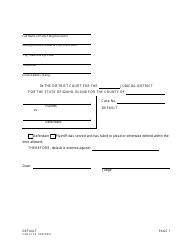 Document preview: Form CAO Cv7-4 Default - Idaho