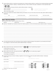 Form REG-8-A Application for Motor Fuel Tax License (Distributor, Supplier, Receiver, and/or Blender) - Illinois, Page 2