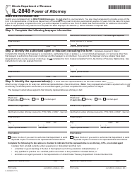 Form IL-2848 Power of Attorney - Illinois