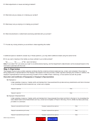 Form EAR-14 Format for Filing a Protest for Income Tax - Illinois, Page 2