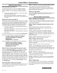 Form RYO-1 Cigarette Machine Operators&#039; Occupation Tax Return - Illinois, Page 2