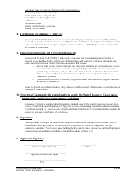 Form IL406-1623 Non-lagoon Livestock Waste Handling Facility Application - Illinois, Page 4