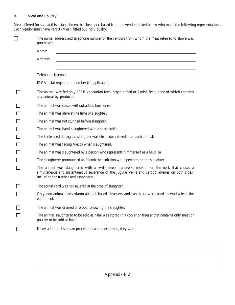Form IL406-1691 Registration of Dealers of Halal Food Products - Illinois, Page 19