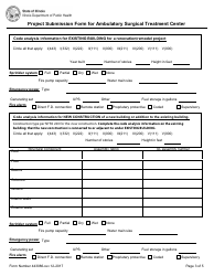 Form 443086 Project Submission Form for Ambulatory Surgical Treatment Center - Illinois, Page 3