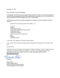 Certificate of Free Sale Request Form - Illinois, Page 2