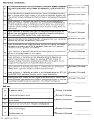 Form 482-0651 Final Occupancy Checklist Certifications for Request of Inspection - Illinois, Page 2