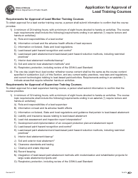Form 16-670 Application for Approval of Lead Training Courses - Illinois, Page 4