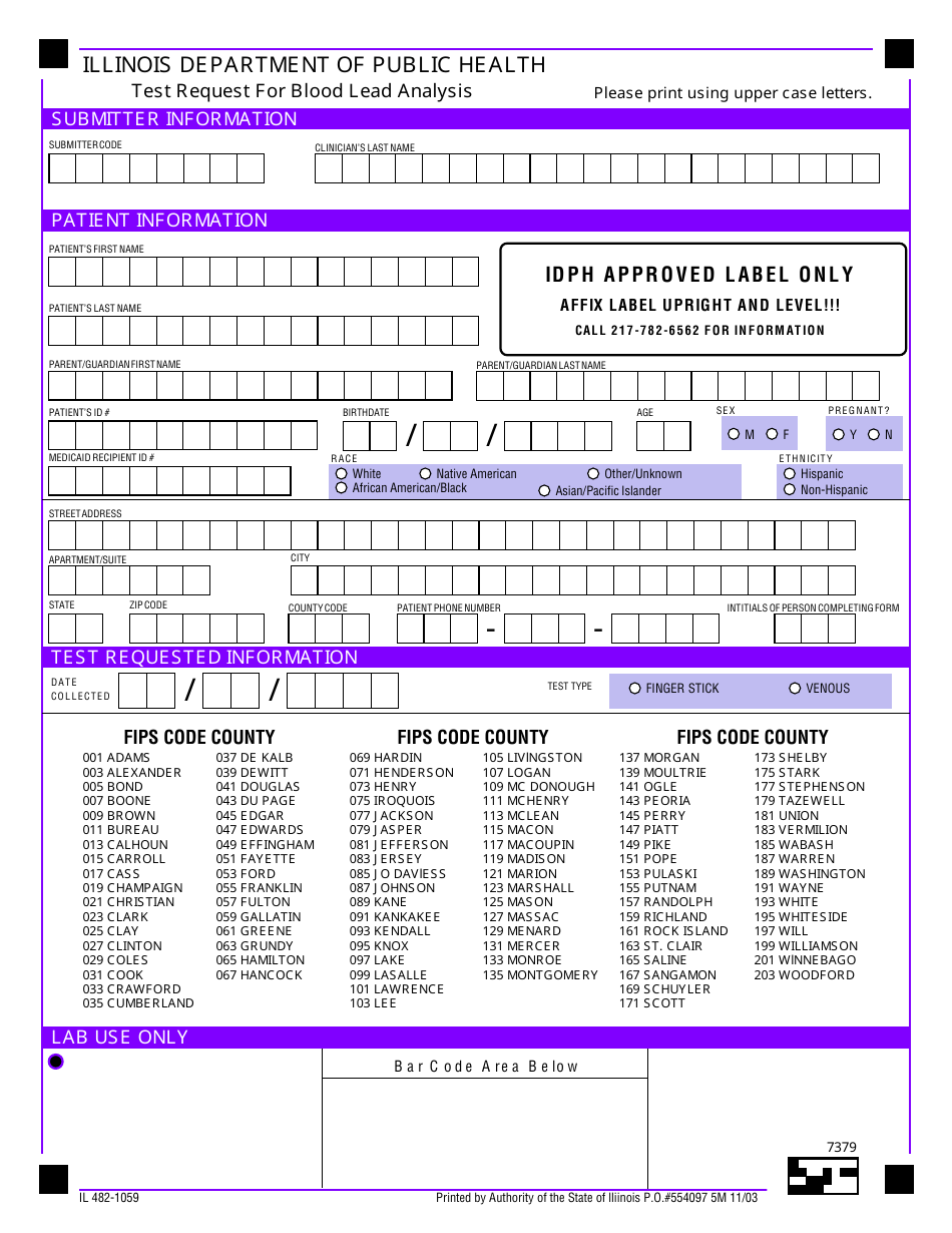 Form IL4821059 Fill Out, Sign Online and Download Printable PDF